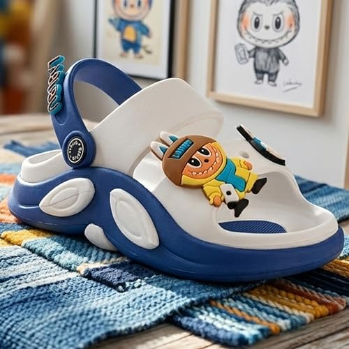 Image of Foot Trends Soft EVA Kids Sandals | Lightweight with Adjustable Strap | Soft Cushioning Sandals for Kids Boys and Girls