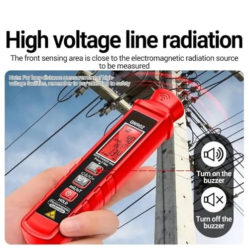 Medidor de Radiación Electromagnética Portátil GN902 miniatura 5