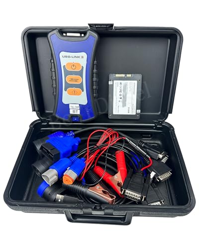 Image of Nexiq USB Link 3 Diagnostic Scanner Tool Interface Wired Edition with Repair Information Easy to Use for Universal Truck Excavator Diesel Engine Diagnostic Scanner Tool (All-Software+SSD)