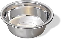 Van Ness Lightweight Stainless Steel Dog Bowl, 32oz Medium - Dishwasher Safe, Rust-Proof for Medium Dogs