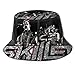 Produktbild JHGFG Herren- und Damen-General Caps Cotton Fisherman's Hat Skillet BandFashion Hat Bucket Cap Black