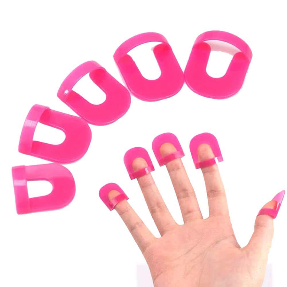 26 Piece U - Curve Nail Polish Protectors for Fingers Cuticle Protectors Spill Proof Tools for Finger Nail — view 6