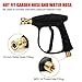 BEETRO High Pressure Washer Gun 4350PSI, Car Washer Gun with 5 Nozzles and M 22 Brass Coupler for Pressure Power Washers