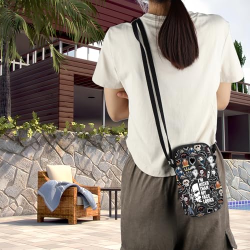 Scary Halloween Inspire Crossbody Bag Horror Movie Lover Gift Michael Scary Movie Merchandise Myers Killer Gift4