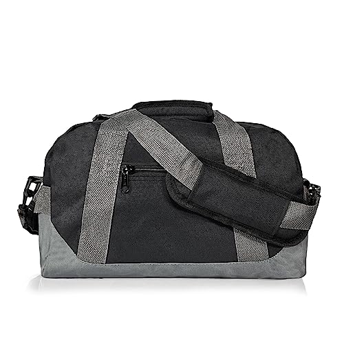 Image of DALIX 14 inch Small Duffle Bag Two Toned Gym Travel Bag