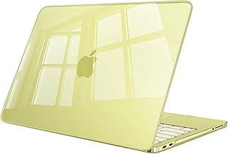 FINTIE Cover Compatible with MacBook Neo 13 Inch A3404 (A18 Pro Chip, 2026) - Ultra Thin Transparent Hard Protective Case Hard Shell Case for MacBook Neo 13 Inch (Citrus Yellow)