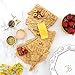 Totally Bamboo Destination New Jersey State Shaped Cutting Board, Charcuterie and Cheese Serving Board – New Jersey Gift for Home Décor or Everyday Kitchen Use