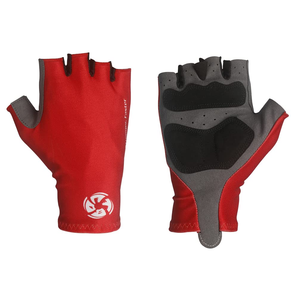 Bont Skating Gloves can Also be Used for Cycling Roller Skating Inline Skating Mountain Bike Riding - Red (XS)