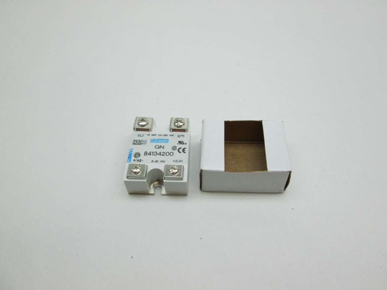 Crouzet84134200 Solid State Relay, 10A, 24-280VAC, 3-32VDC