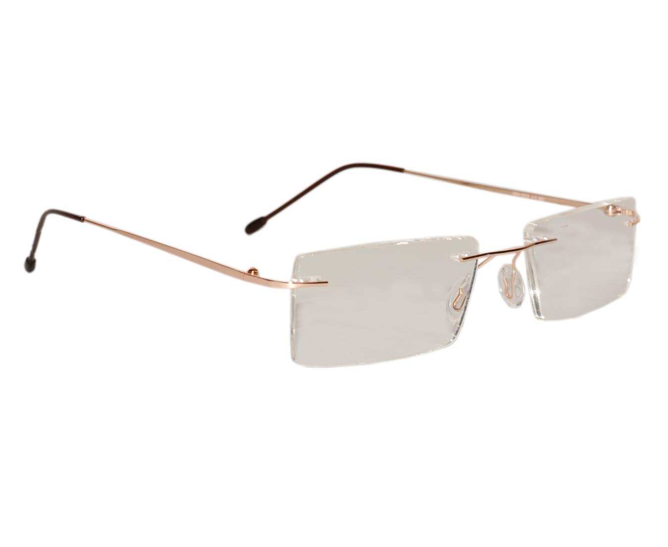 Peter Jones Golden Rimless Unisex Reading Glasses (Eye Power 2.25) (B07XKC4NZG) Amazon Price History, Amazon Price Tracker