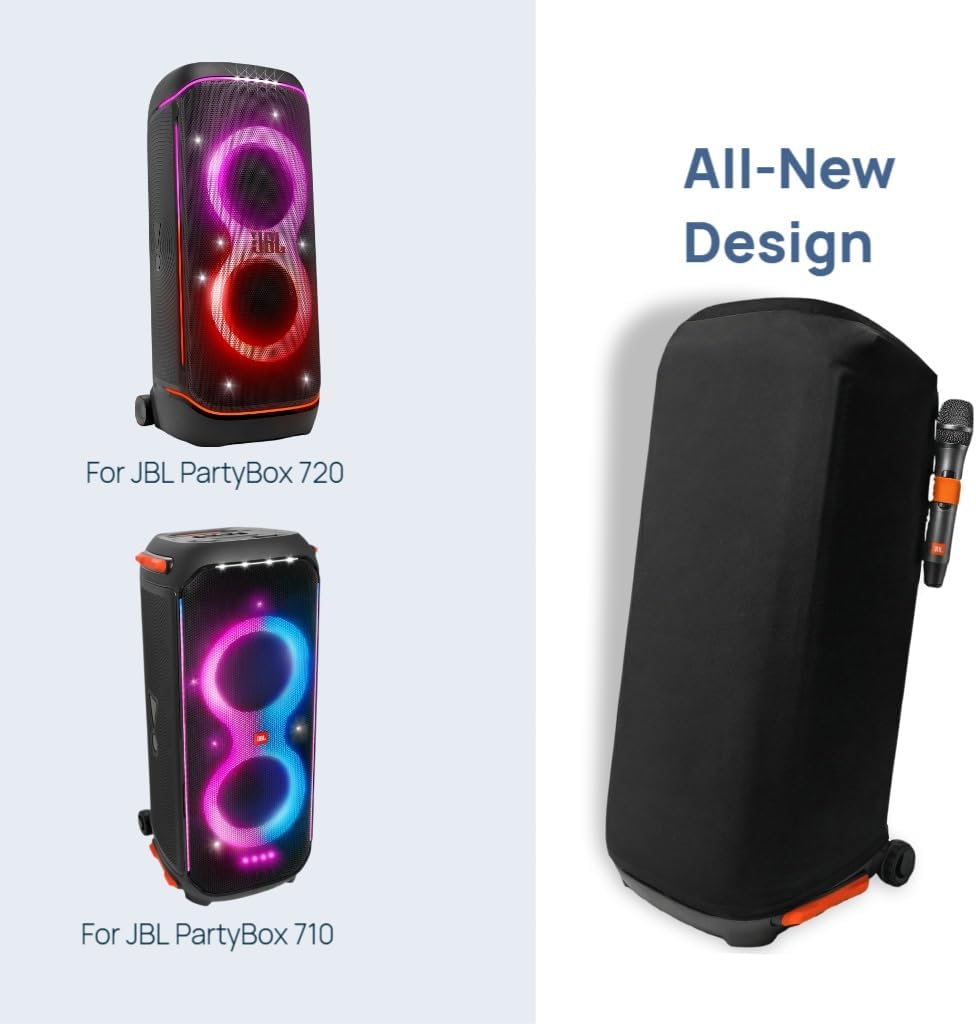 Dust Cover for JBL PartyBox 710/720 - Portable Party Speaker, Protective Case with Elastic Band Protective Dust Case for JBL Speaker（Cover Only） - Image 2