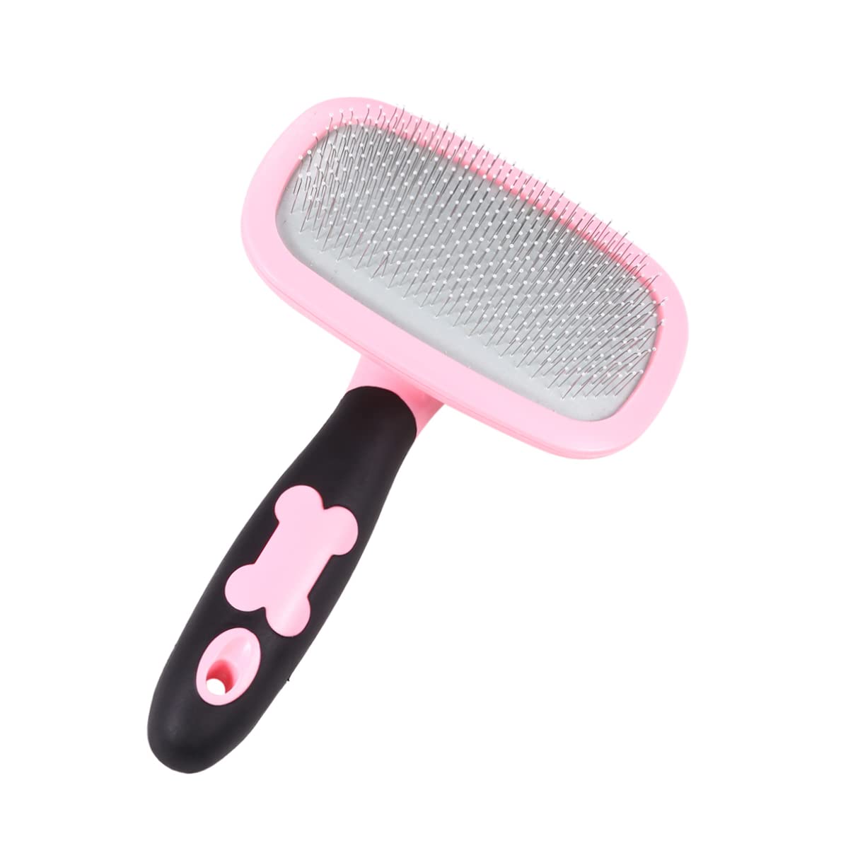 BESPORTBLE 3piezas Peine De Masaje Para Rotatorio Herramienta De Limpieza y Aseo Para y Gatos Grande Color Rosa Con Puntos
