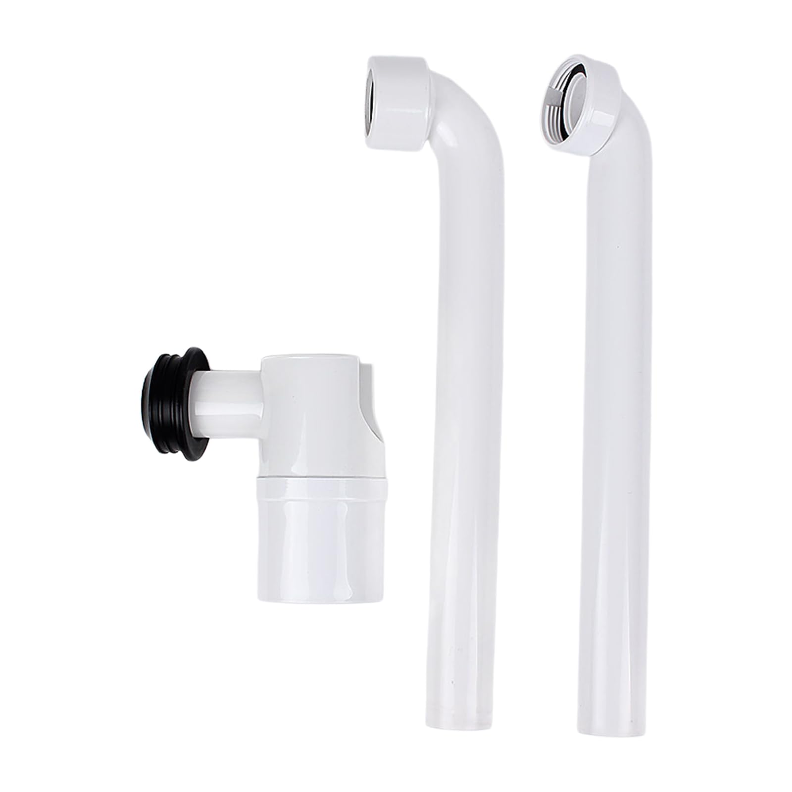 Sink Waste Drain Adjustable Washbasin Siphon Drain Pipe ﻿1 / 4Inch Space Saving Sink Waste Adjustable Washbasin Siphon