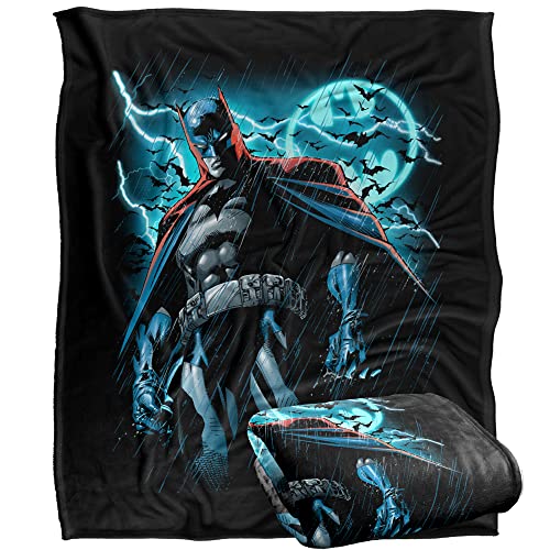 BATMAN Character Silky Touch Kuscheldecke, superweich, 152 x 127 cm
