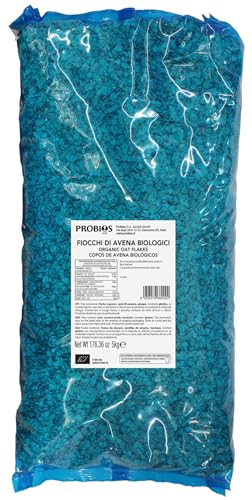 Probios Fiocchi d'Avena Grandi per Adulti e Bambini - Avena per Porridge e Colazione - Ricchi di Fibre e Proteine ​​- 5KG