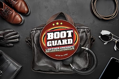 Image of Leather Dressing: Restores and Conditions Leather Boots, Shoes, Automotive Interiors, Jackets, Saddles, Unscented, 5 Ounce Jar