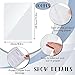 Gueevin 300 Pcs 8.5 x 11 Inch Self Adhesive Display Pockets - Peel and Stick Clear Paper Sleeves for Wall and Door Communication - Letter Size Plastic Sheet Protector