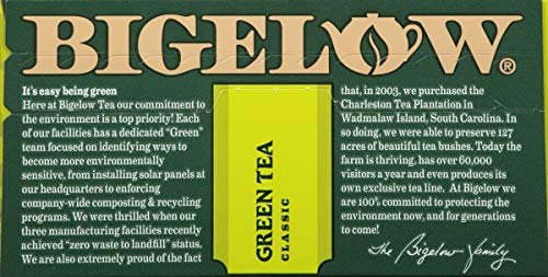 Bigelow Green Tea Bags, 40 Ct #TOP4
