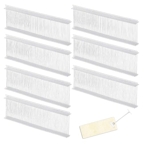 Etiquetas de plástico para pistola de etiquetado 5000 unidades blancas navetes púas – accesorios para ropa, zapatos y artículos de tienda