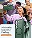 CANSHN Designed for Samsung Galaxy S24 Ultra Case [Full Camera Protection] [Compatible with MagSafe] Translucent Matte Shockproof Protective Phone Cover 6.8 Inch - Deep Green