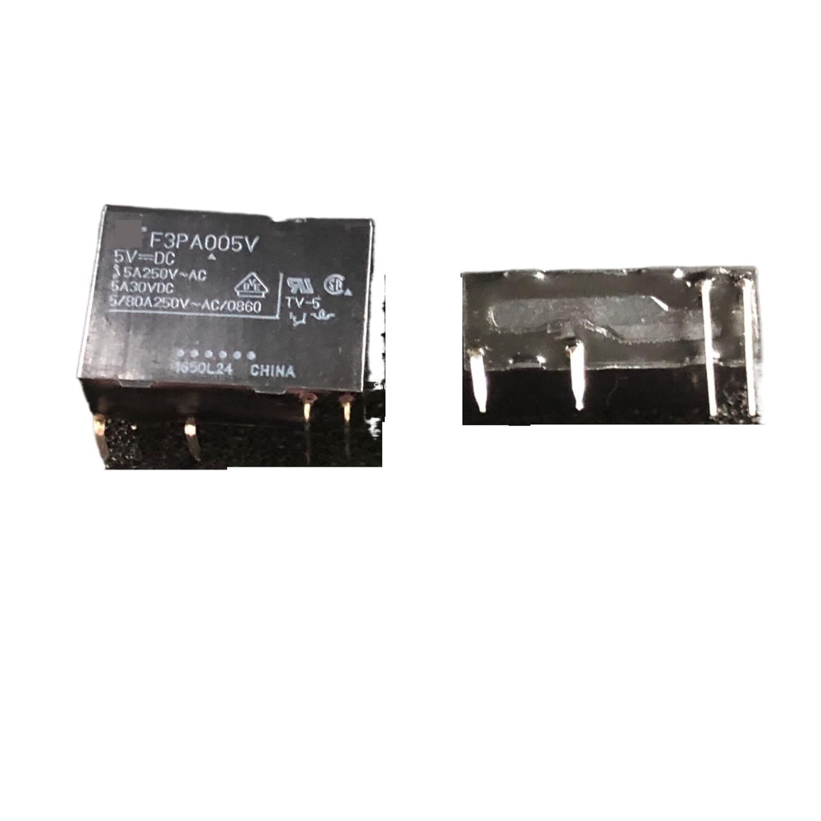 Relé F3PA005V 5VDC soluciona fallos de conmutación en placas de 4 PIN