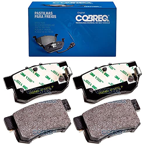 Pastilha Freio Traseiro Cobreq N1372 , Compatível com Honda Accord 2.0 ano 1993 a 1998. Honda Civic
