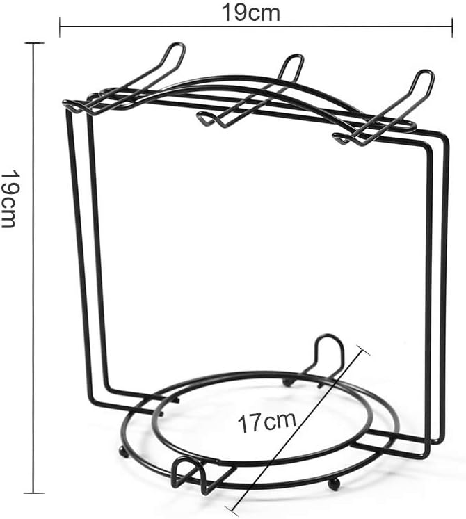 Tea Cups Display Stand Coffee Cups Rack Mug Holder Stand Cups and Dishes Organizer, Storage Drying Rack 6 Teacups
