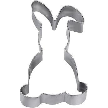 1 x large Easter cookie cutter Easter bunny biscuit cutter baking mould cookies safe rabbit cookie cutters for Easter party DIY baking