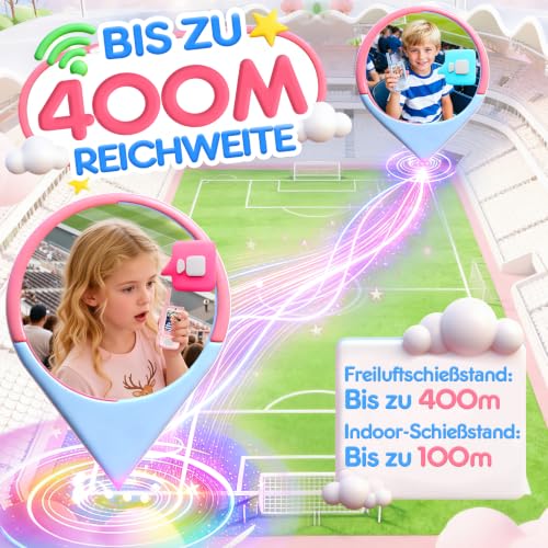 Joynite 𝖀𝖕𝖌𝖗𝖆𝖉𝖊 Walkie Talkie Kinder,Spielzeug ab 3-12 Jahre,Draußen – Ansicht 4