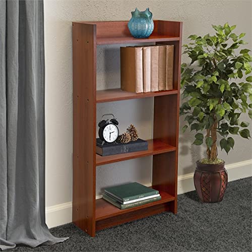 Os Home And Office Model 106067 4 Shelf Student Bookcase, Cherry #TOP1