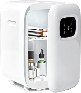 20L Bärbar Mini Kylskåp, Kyl Värmebox Dubbel Användning Bil Och Hem | Smart Touch Kontrollpanel, Utagbara Hyllor, 28dB Lågljudd Drift, ABS Hölje, Dubbel Strömförsörjning Kontor Camping Bilresor