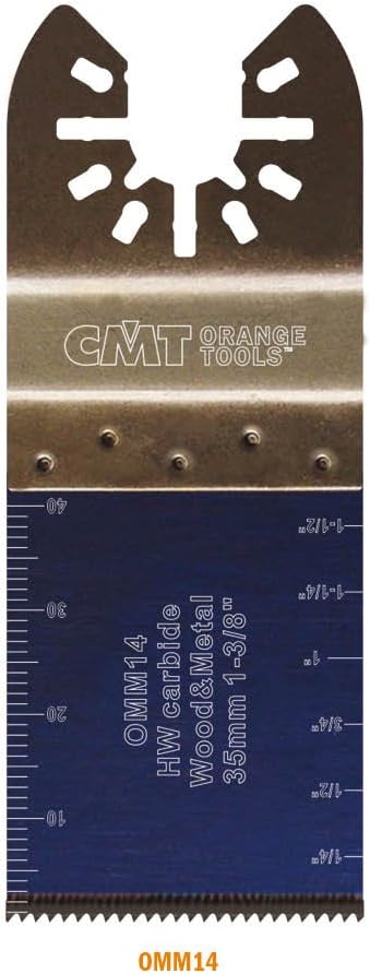 CMT OMM14-X1 Plunge & Flush-Cut Blade For Wood & Metal Extra Long Life Quick Release Oscillator Multicutter,