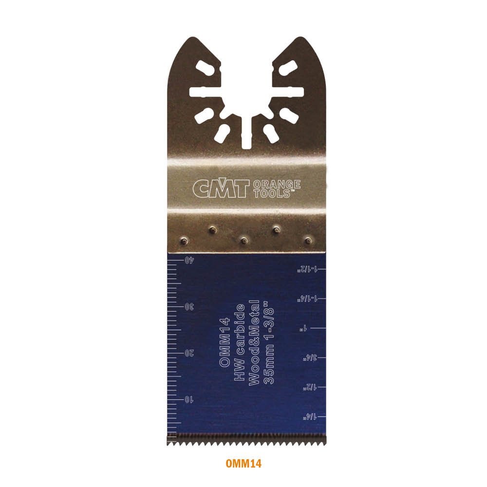 CMT OMM14-X1 Plunge & Flush-Cut Blade for Wood & Metal Extra Long Life Quick Release Oscillator Multicutter