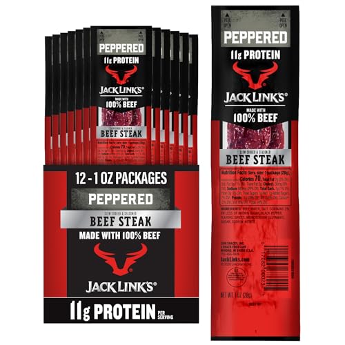 Jack Link's Peppered Beef Jerky Steaks - Ready to Eat