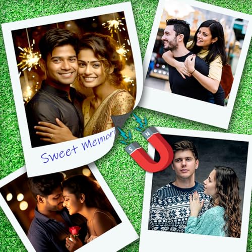 Fun and Easy DIY Fridge Magnets 17 PINESFRAME 12 Pcs | Custom Photo Fridge Magnet | 7.5 x 10 cm (3x4...