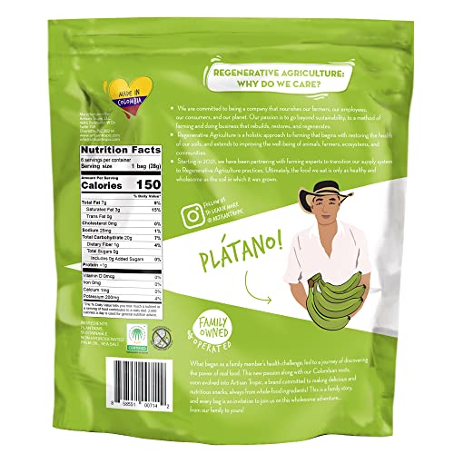 Image of ARTISAN TROPIC Sea Salt Plantain Chips - 4.5 oz Bags (6 Pack)