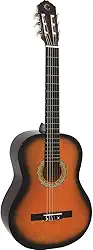 Violão Clássico de Nylon para Destros Verniz Brilhante Com Tensor TCG 200 Sunburst Cordoba