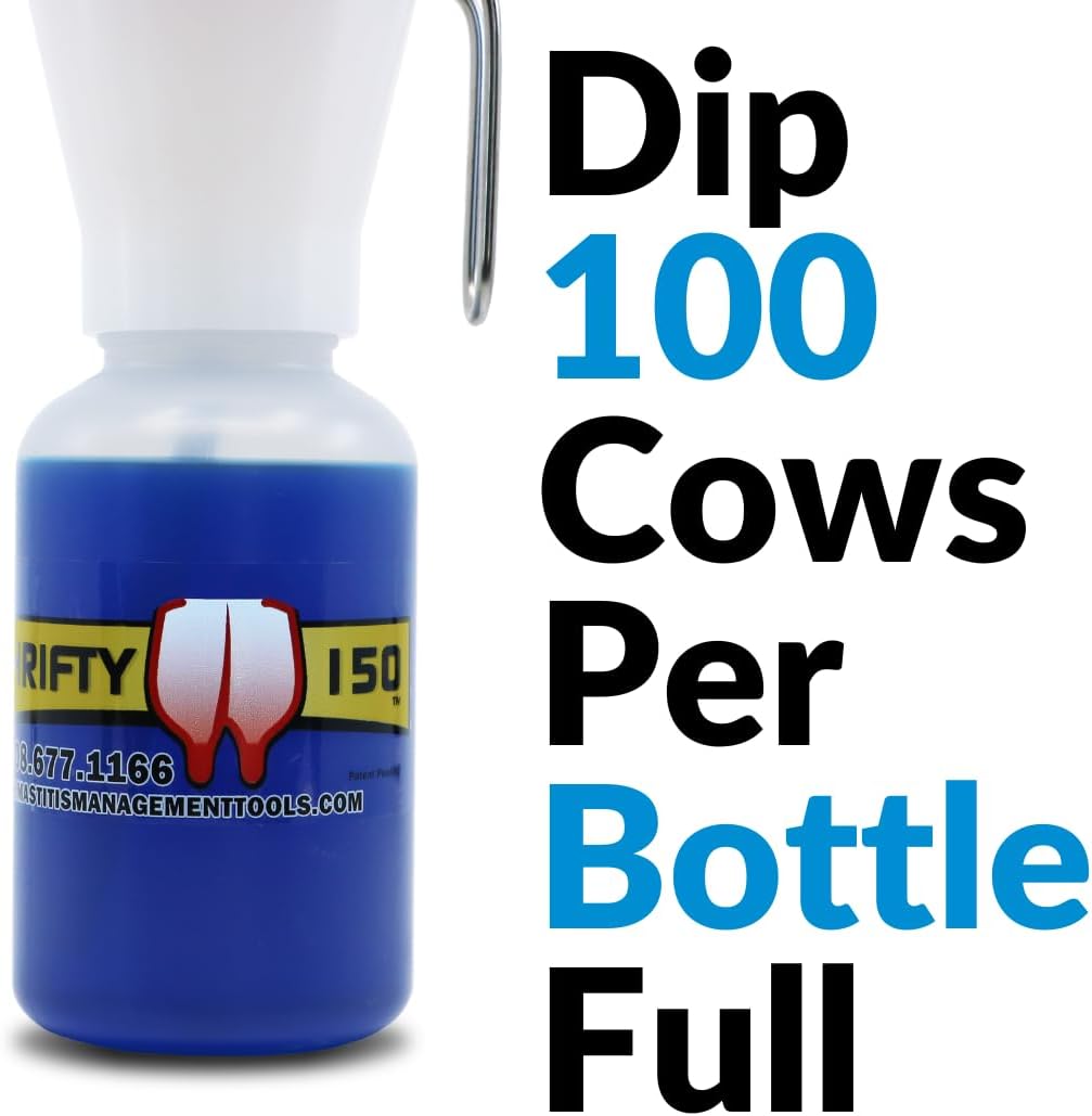 So Blessed Thrifty Dipper, Teat Dip Cup, Dip 100 Cows per Bottle Full, The Most Durable Dipper in The World, Save 50% of Your Teat Dip