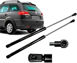 Par de Amortecedores de Mola a Gás para Tampa Traseira, Porta Malas, Palio Weekend