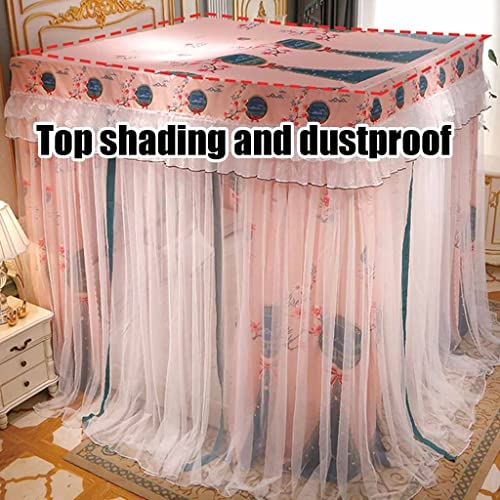 Rideau de lit décoratif moustiquaire pour chambre à coucher cocooning 2m