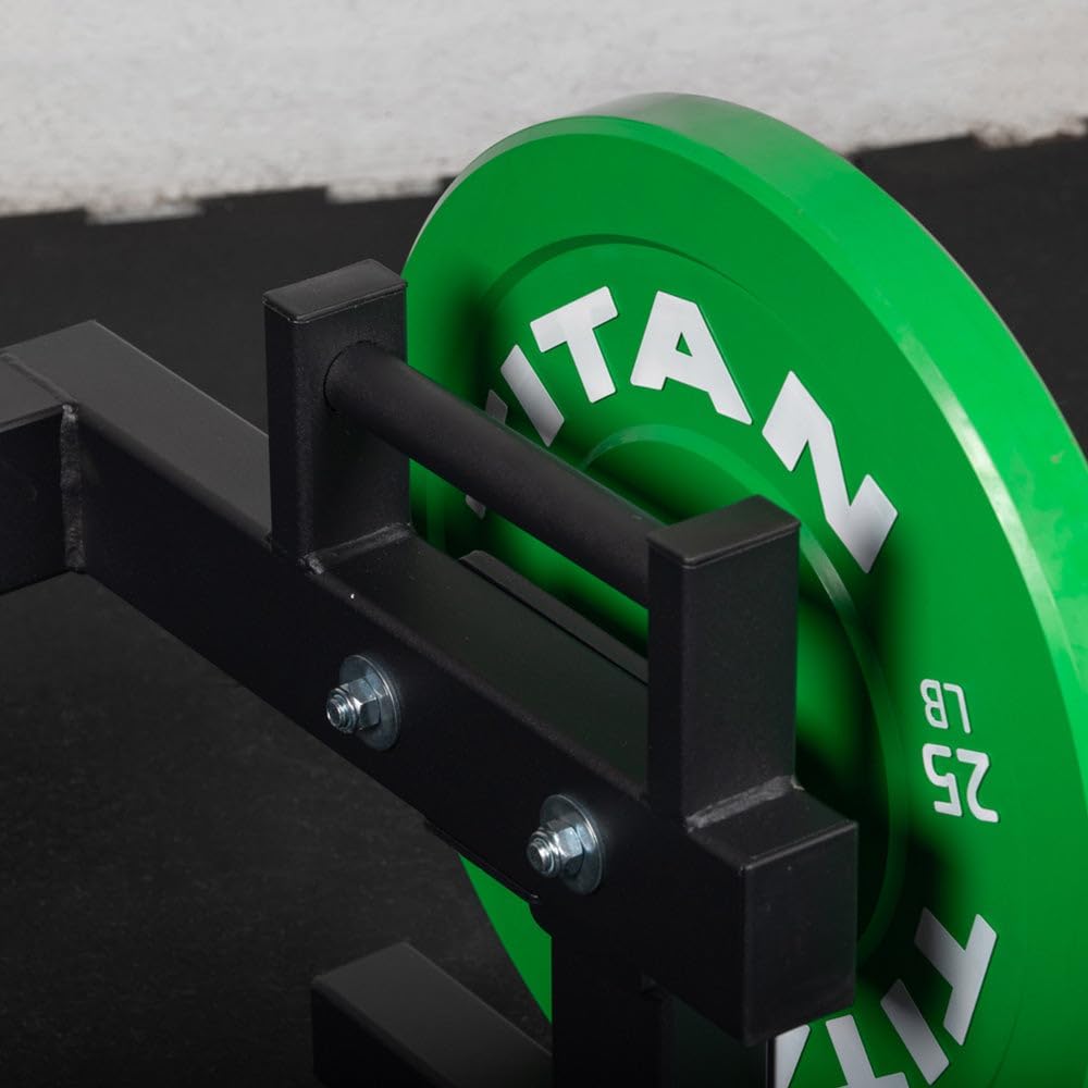 Titan Fitness Rickshaw Farmer's Walk, Neutral Grip Strongman Carry, 28mm Diameter Grips, Rated 600 LB Capacity, Strength Training Workout