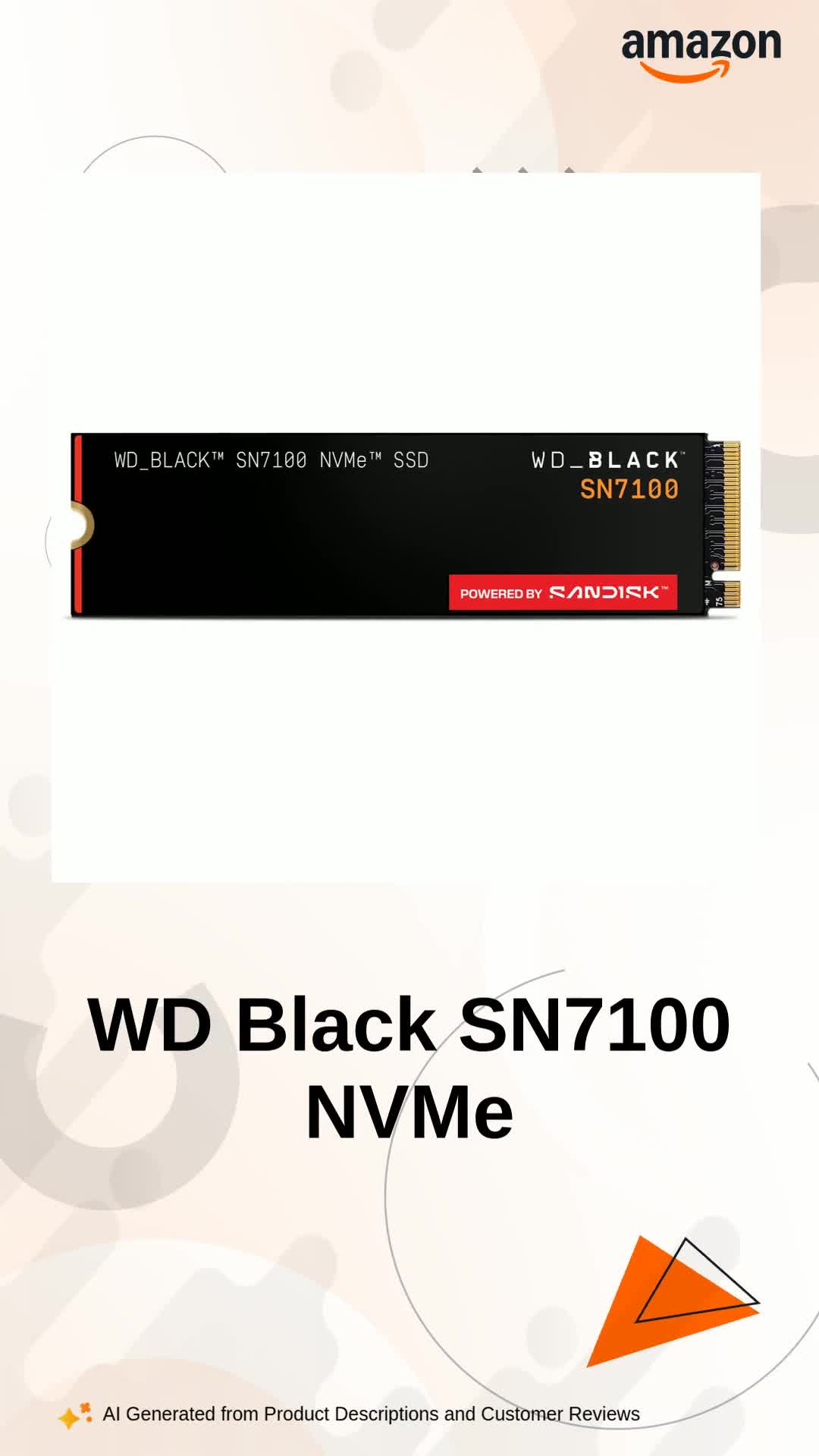 Western Digital WD Black SN7100 NVMe Internal SSD