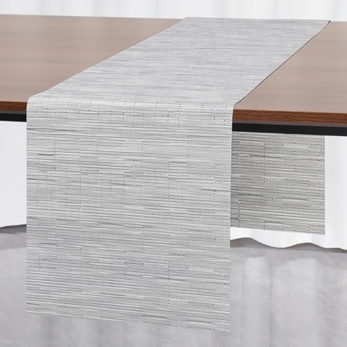 Myir JUN Tischläufer, Tischläufer Modern Tischläufer Abwaschbar Tischläufer Outdoor Wärmeisoliertes PVC für Häuser Restaurants Hotels