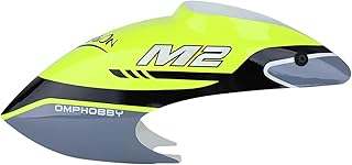 OMPHOBBY M2 Helicopter Parts Canopy Rc Heli Accessories for OMPHOBBY M2 RC Helicopters OSHM2041(Yellow)