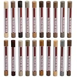 Uxney Wood Filler Sticks，20 Colors Wood Repair Wax Crayons Furniture Markers Touch up for Repairing Scratches, Scuffs, Cracks, Dings and Holes in Wood Floors, Cabinets, Furniture (Technicolor Series)