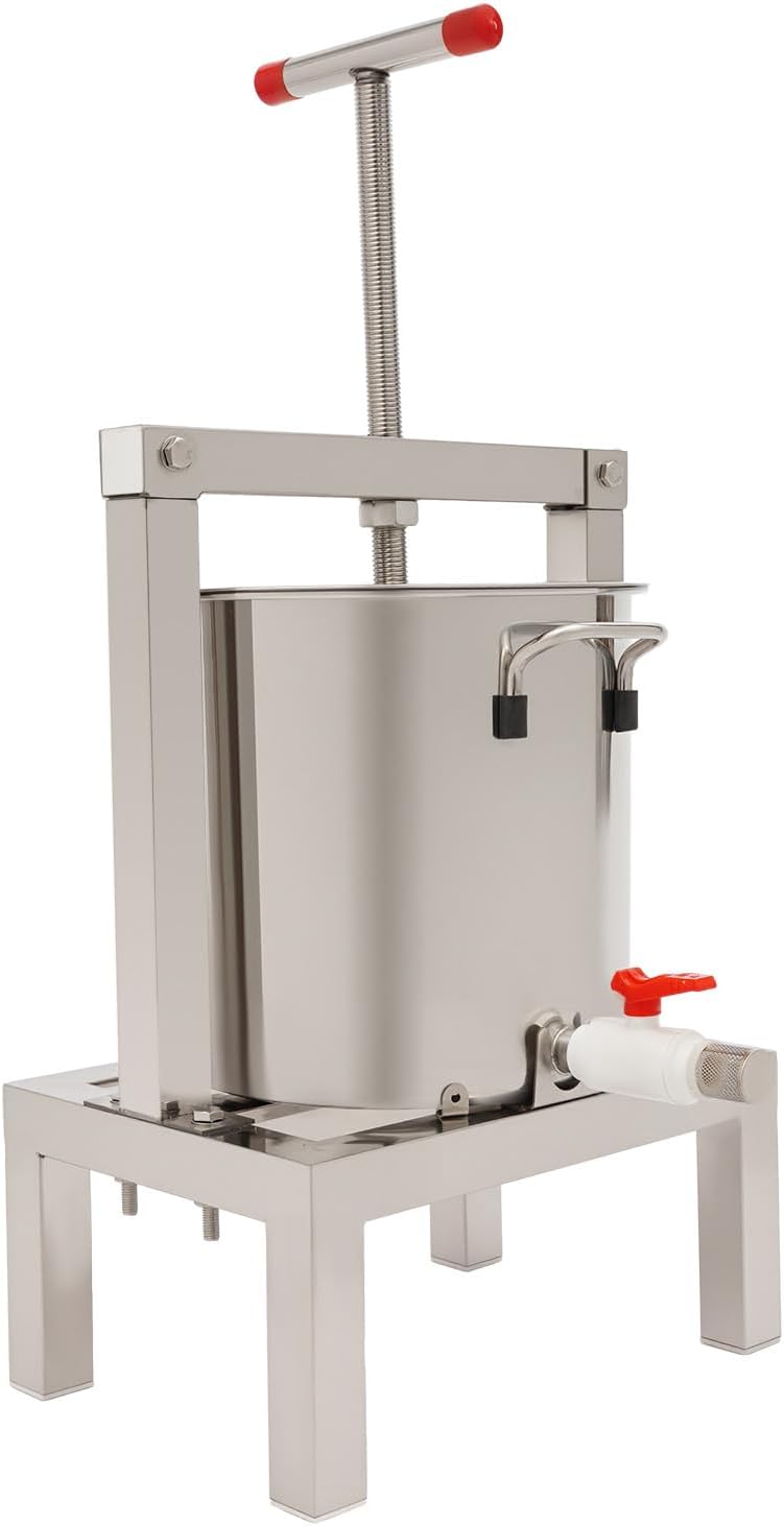 2.64 Gallon Fruit Press Stainless Pressing Plate - Cider, Wine, Grape, Apple Press, For Apple Cider, Wine and Juice Making