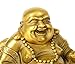 WEALTHCOMING Fengshui Decor Laughing Buddha Statue for Lucky & Happiness, God of Wealth Statue,Brass Buddhist Statues and Sculptures Home Decor Congratulatory Gifts (X-Large)