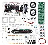 diymore DIY Bluetooth Speaker Kit USB Mini Stereo Amplifier Soldering Kit Radio Soldering Practice Kit,Remote Control,for TF/AUX/Bluetooth/USB Support,for Home and School Education Gifts ﻿