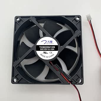 Amazon.com: for TX9225M12S Fan 12V 0.19A 9CM 2-Wire Cooling Fan ...