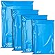 YUNJU 60 gemischte Versandtaschen aus Kunststoff, mit Selbstverschluss, Blau, blau, 4 Size Mix 60, Versandtasche